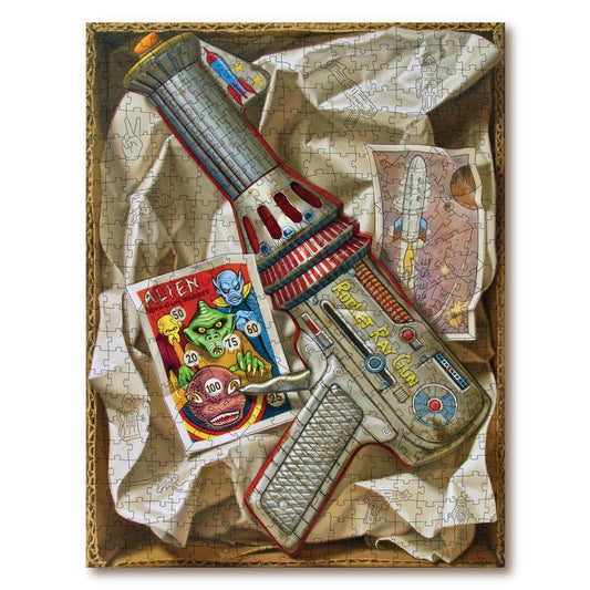 Rocket Ray Gun – Wooden Jigsaw Puzzle.