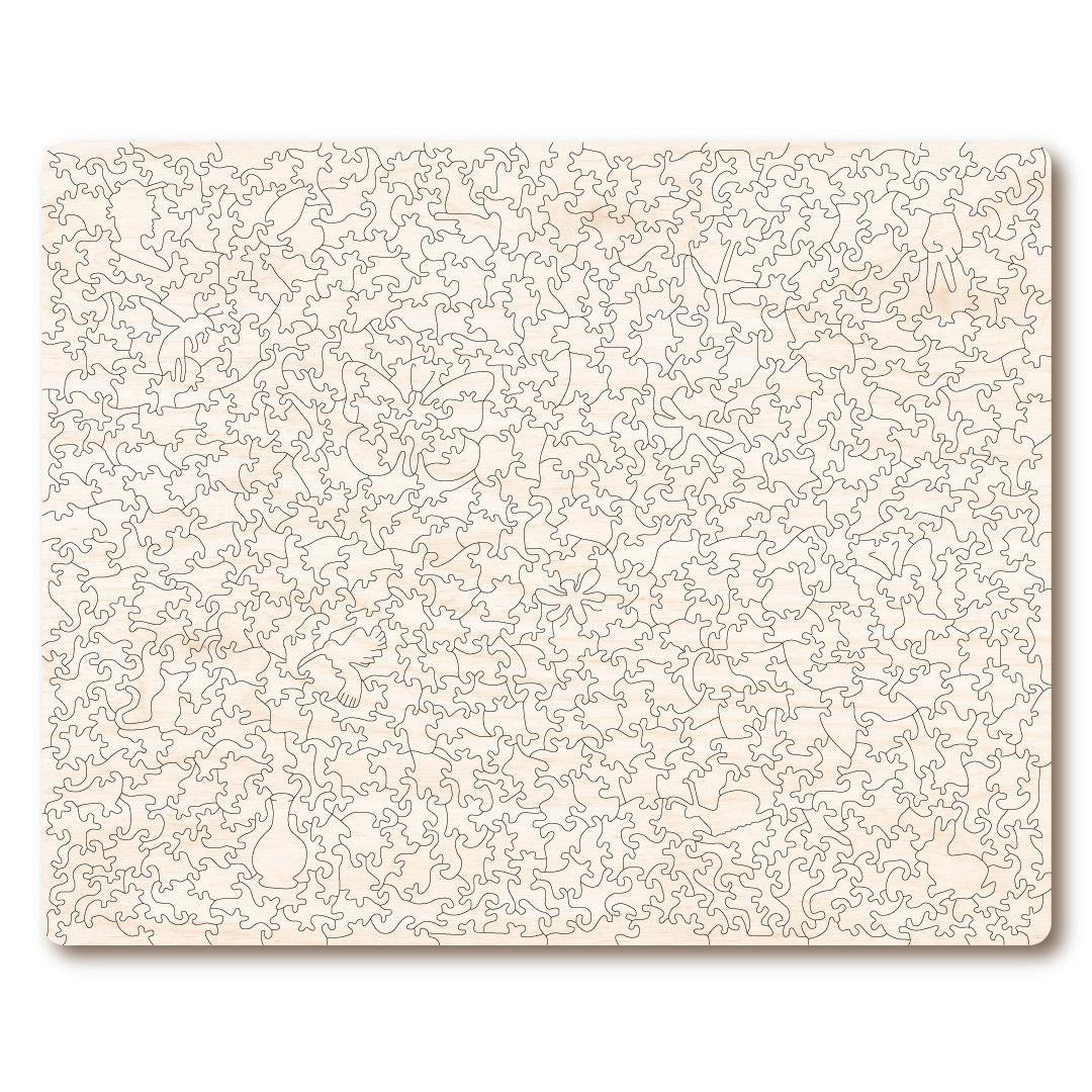 Eyes Full of Stars – Artisan™ Wooden Puzzle by Marie‑Claude Fournier & Mark Cappitella (578 Pieces).