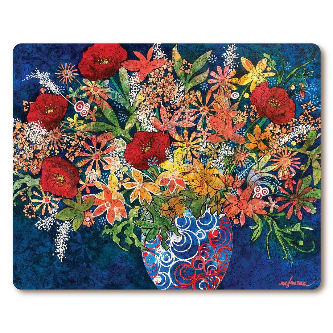 Eyes Full of Stars – Artisan™ Wooden Puzzle by Marie‑Claude Fournier & Mark Cappitella (578 Pieces).