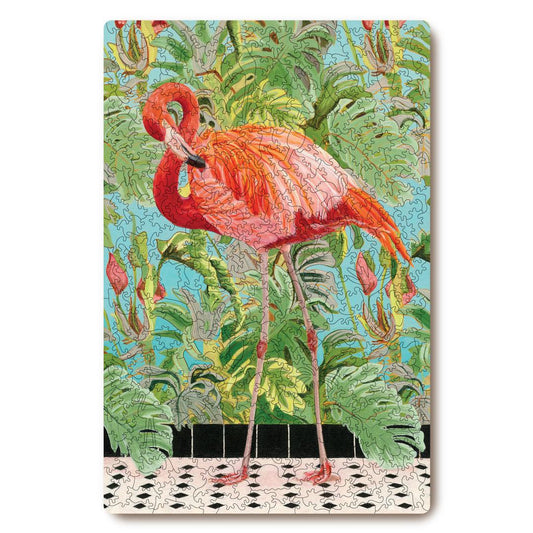 Lost Flamingo – Artisan™ Wooden Puzzle by Fiona Smith & Mark Cappitella (477 Pieces).