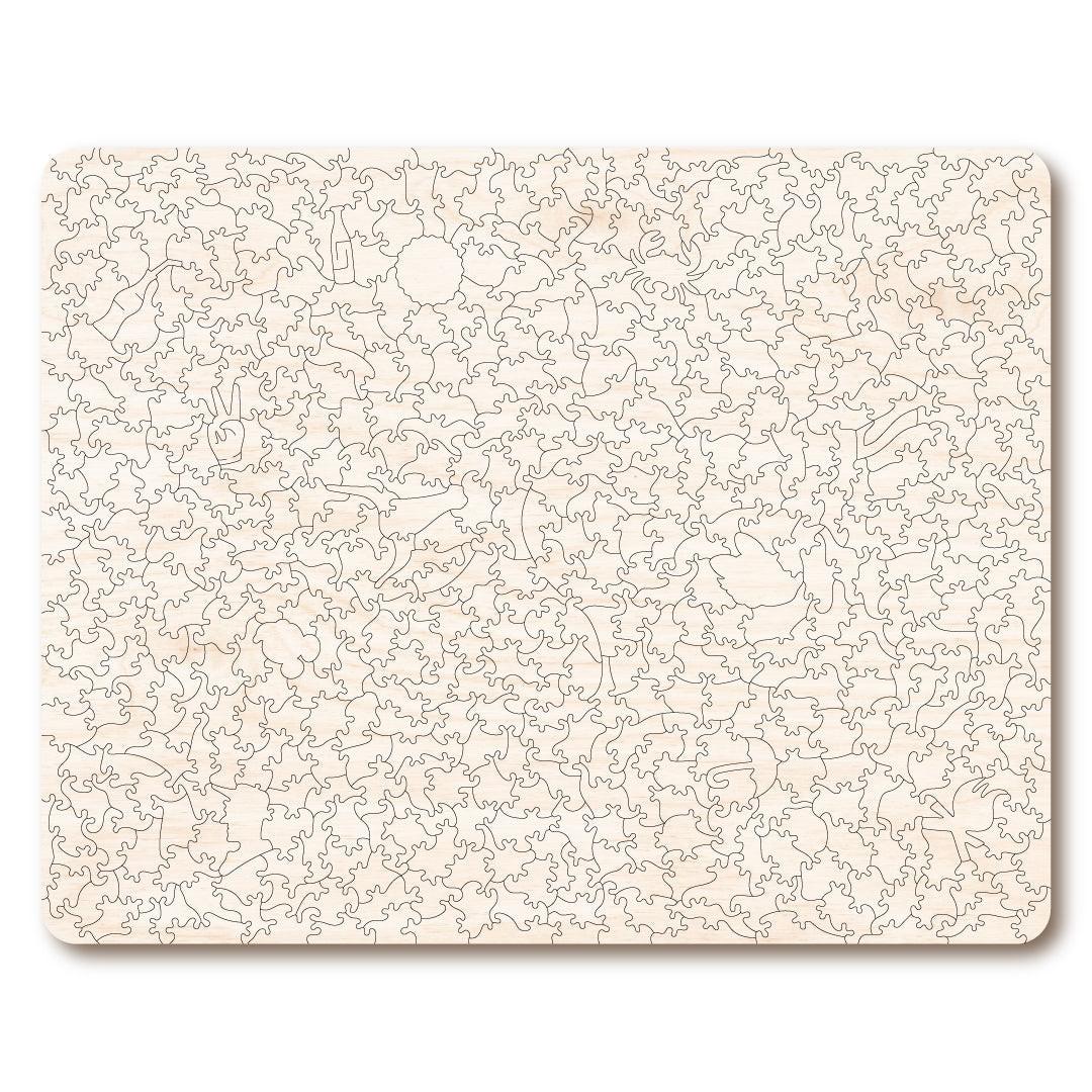 Odd Man Out – Artisan™ Wooden Puzzle by Michele Amatrula & Mark Cappitella (545 Pieces).