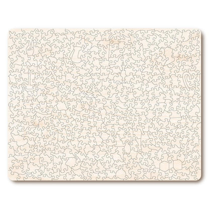 A Christmas Eve Visitor – Artisan™ Wooden Puzzle by George Hinke & Mark Cappitella (467 Pieces).