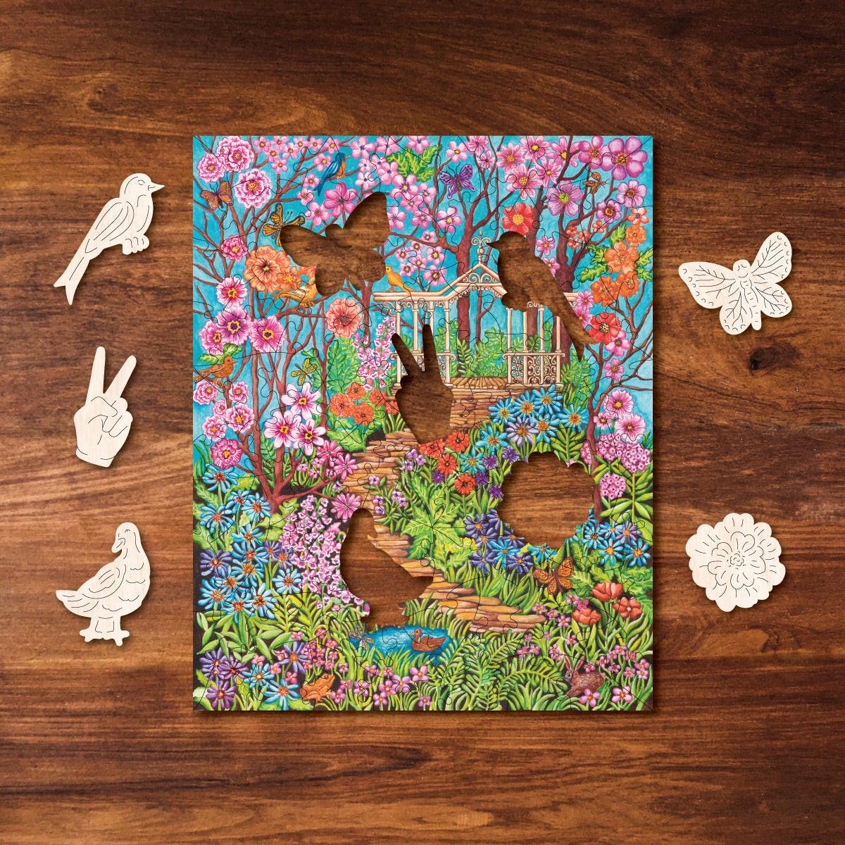 Spring Pavilion – Travel Mini Wooden Jigsaw Puzzle.