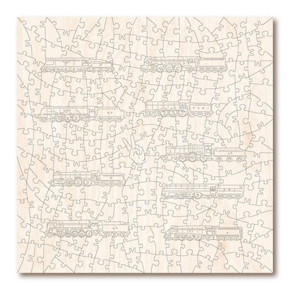 Steam Locomotives of Britain – Wooden Jigsaw Puzzle.