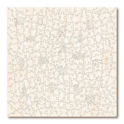 Mythical Maze – Premium Wooden Jigsaw Puzzle, 250 Pieces.