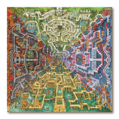 Mythical Maze – Premium Wooden Jigsaw Puzzle, 250 Pieces.