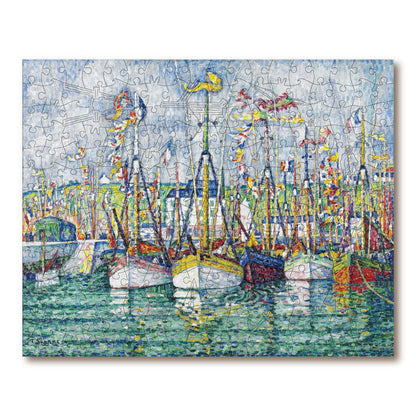 Blessing of the Tuna Fleet – Wooden Jigsaw Puzzle.
