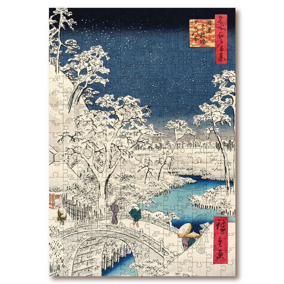 Twilight at Drum Bridge – Wooden Jigsaw Puzzle.