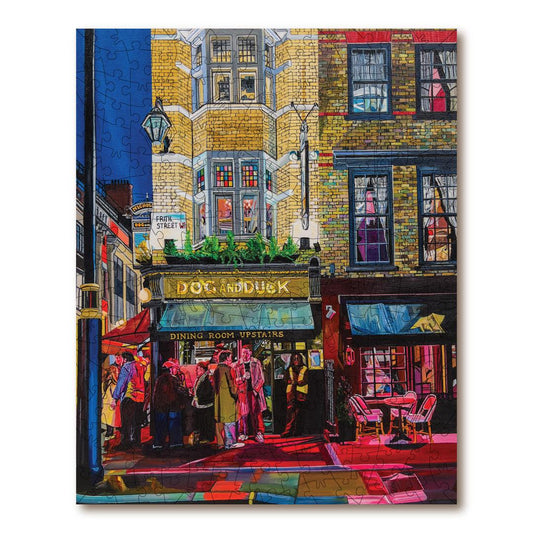 The Dog & Duck – London Wooden Jigsaw Puzzle, 262  Whimsy Pieces.