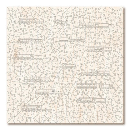 Steam Locomotives of Britain (Large) – Wooden Jigsaw Puzzle.