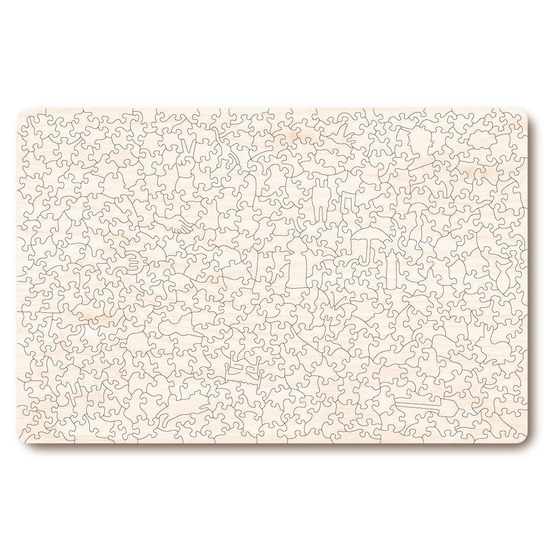 A Sunday on La Grande Jatte – Artisan™ Wooden Puzzle by Georges Seurat & Mark Cappitella (434 Pieces).