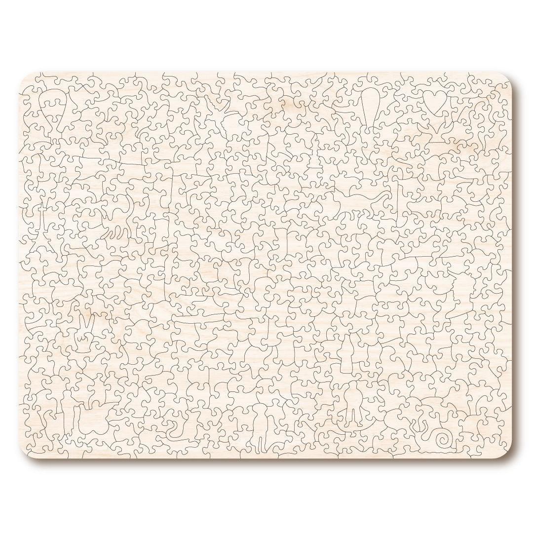 Sacré-Cœur – Artisan™ Wooden Jigsaw Puzzle, 466 Pieces (7mm Edition).