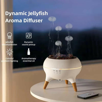 Elevate Your Environment with the Flame Aromatherapy Essential Oil Diffuser - 250ml Mini Humidifier for Home & Large Spaces.