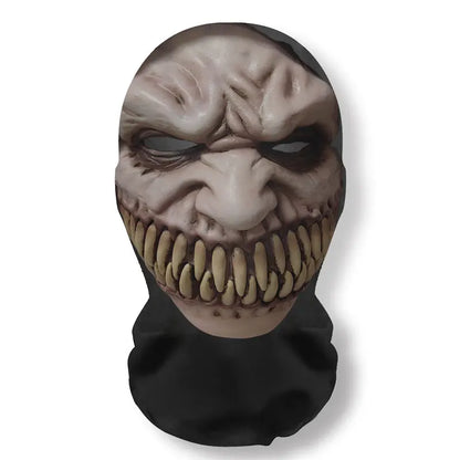 Ghost Face 3D Mesh Mask – Breathable Elastic Balaclava for Halloween Cosplay & Party Props