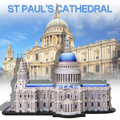 St. Paul’s Cathedral 3D metal craft kit with 639 precision stainless steel pieces