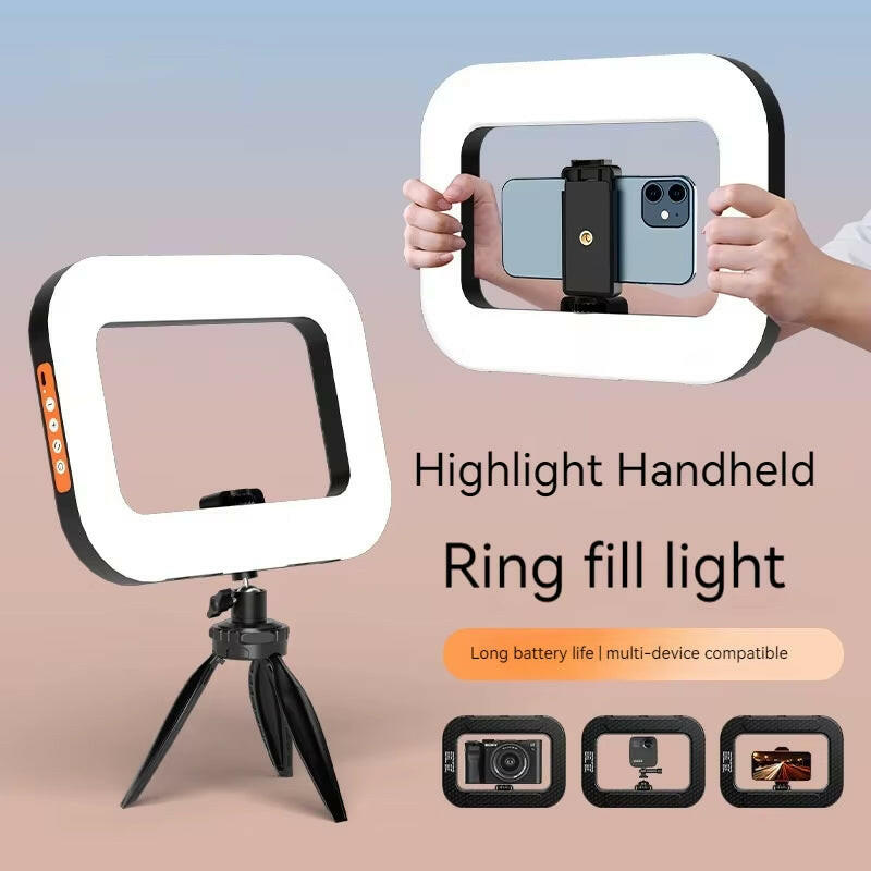 Versatile Handheld LED Ring Light – Customizable RGB Lighting for Any Occasion.