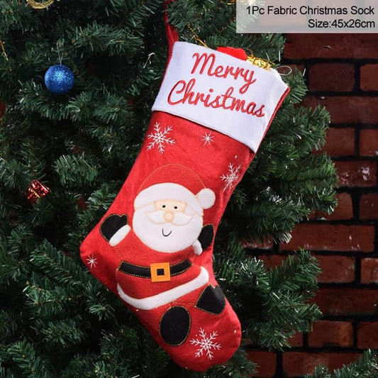 Handcrafted Knitted Christmas Stockings – Classic Holiday Décor for Gifts & Traditions.