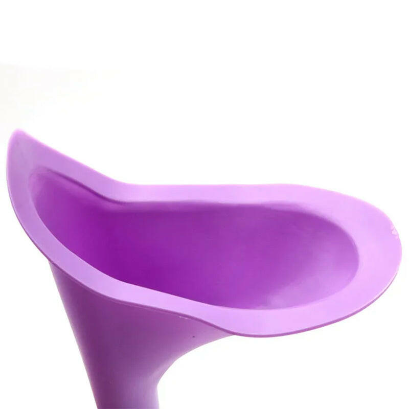 Portable Female Urinal - Soft Silicone & Disposable Paper for Outdoor Adventures, Festivals, and Emergencies!.