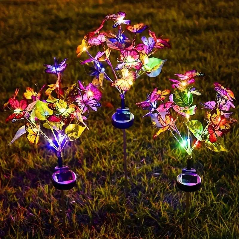 Solar Butterfly Garden Light – Stunning Decorative Outdoor Illumination.