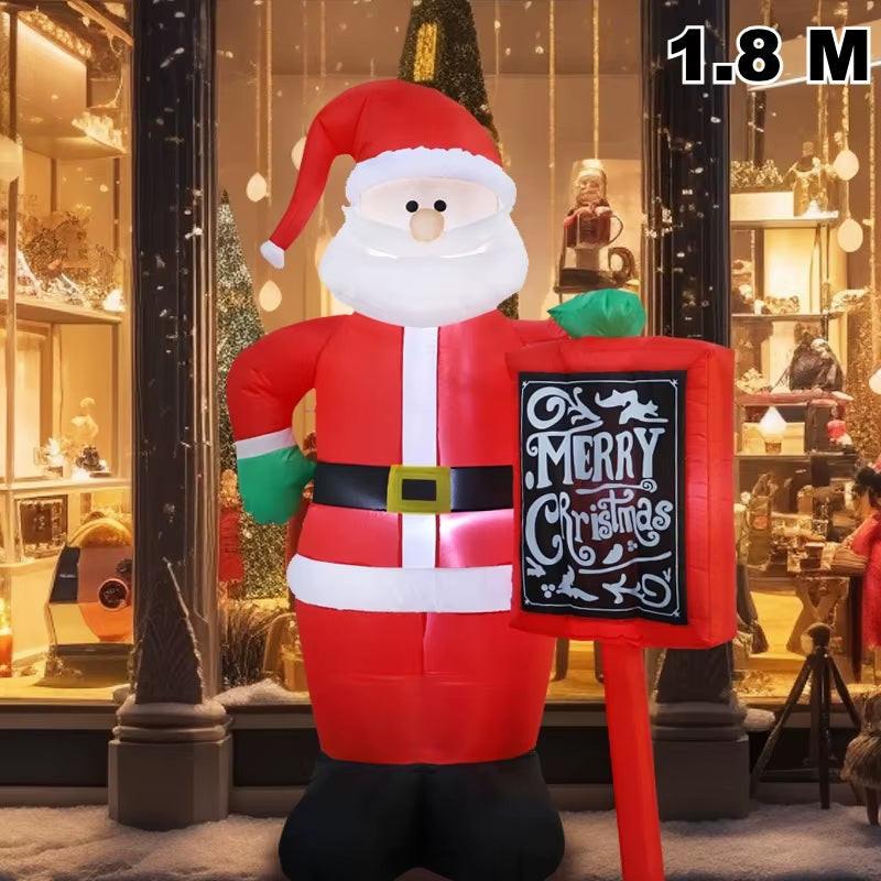 8FT Christmas Inflatable Collection – Nutcracker, Santa, Gingerbread, Snowman & Gnome Variants with LED Lights.