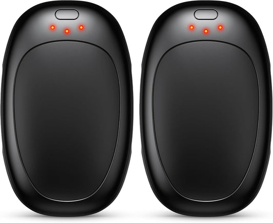 Electric Hand Warmer with Dual 2000mAh Batteries