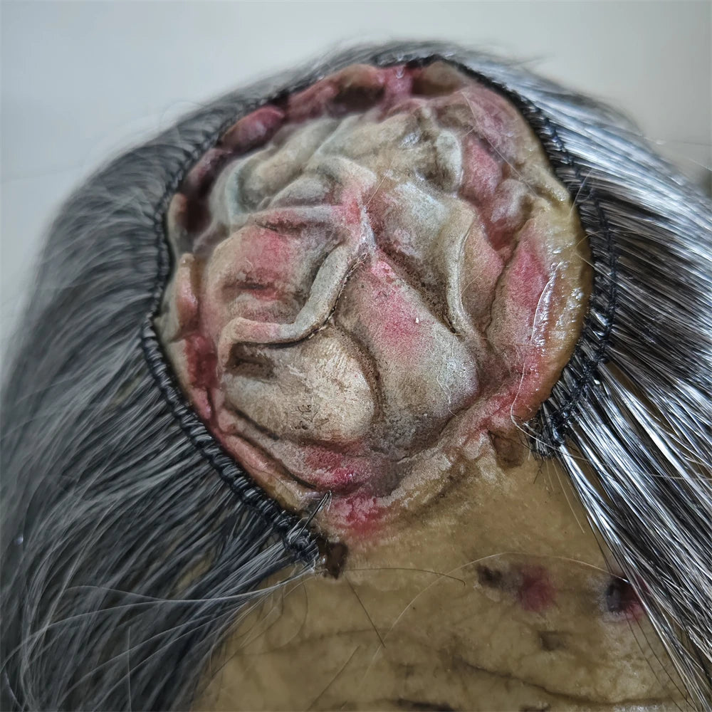 Realistic Zombie Latex Mask – Full Head Horror Prop for Halloween & Cosplay