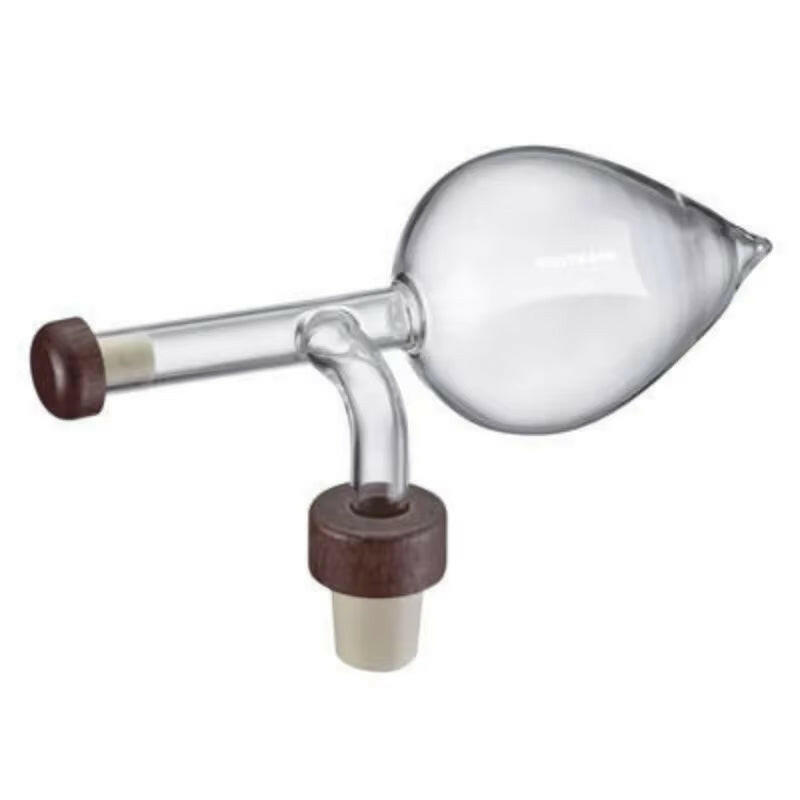 Elegant Red Wine Aerator & Pourer - Portable Round & Flask Shaped Glass Decanter Spout.