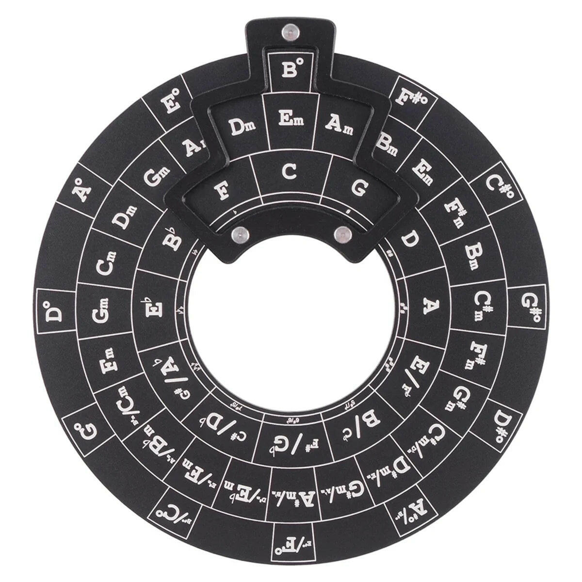 Circle of Fifths Guitar Chord Wheel.  The perfect gift for guitarists! Master chord progressions & music theory effortlessly . Order today!.