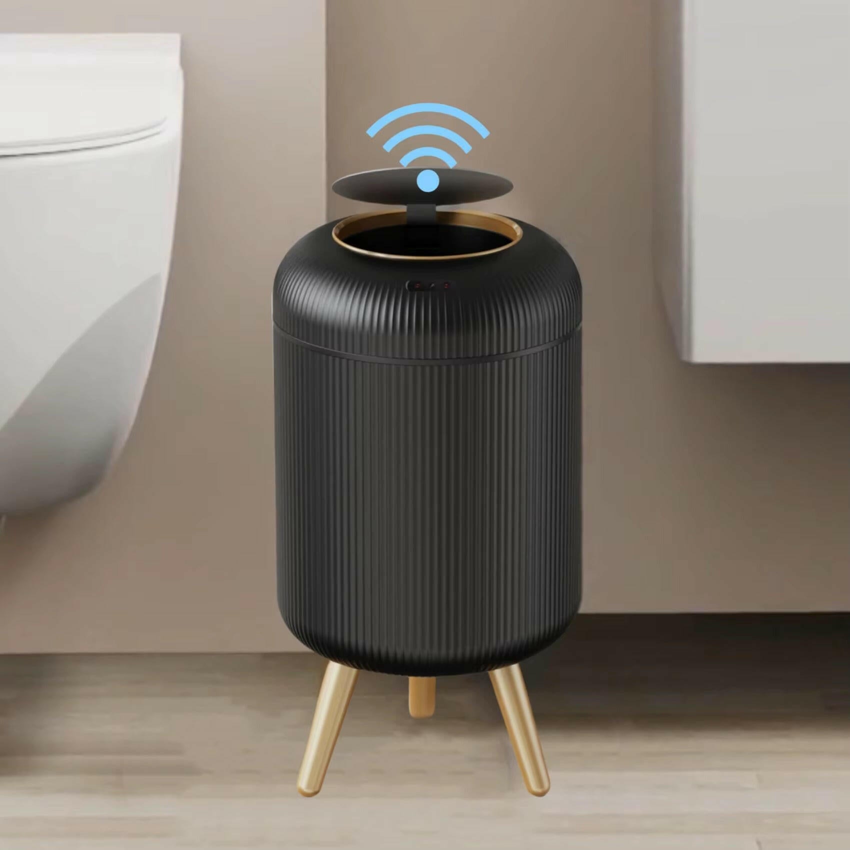 Smart Motion Sensor Trash Can - Automatic Lid, Odor Control & Stylish Design for Modern Homes & Offices!.