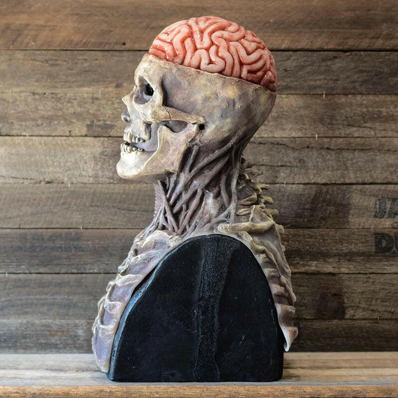 Realistic Skull Mask with Movable Jaw – Full Head 3D Latex Horror Mask for Halloween & Cosplay