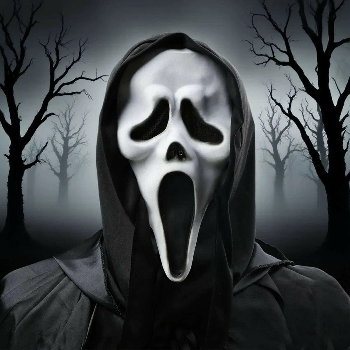 Scream Ghost Face Mask – Official Horror Movie Replica for Halloween and Cosplay