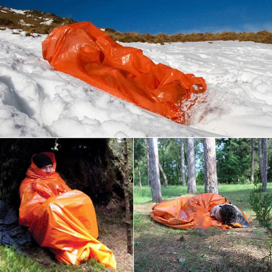 Emergency Sleeping Bag – Tear-Resistant, Waterproof & Compact Storage