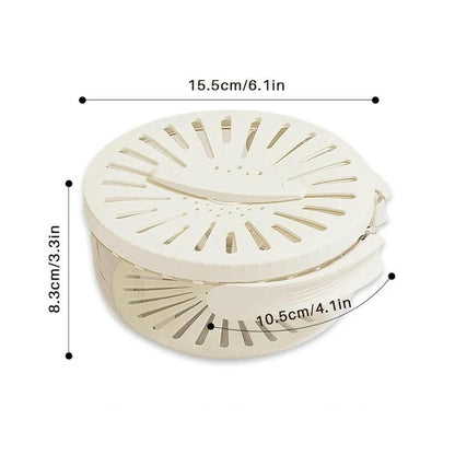 2-In-1 Fruit Drain Basket Vegetable Washing Basket with Foldable Handle Refrigerator Crisper Storage Bowl for Home Kitchen.