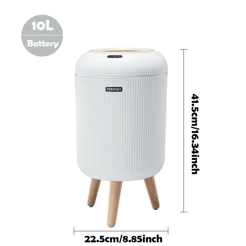 Smart Motion Sensor Trash Can - Automatic Lid, Odor Control & Stylish Design for Modern Homes & Offices!.