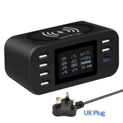 60W Qi Wireless Charging Station – Fast, Smart & Multi-Device Ready!.