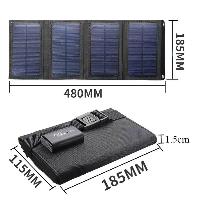 70W Foldable Solar Panel Device Charger – Portable, Waterproof & Built for the Outdoors!.