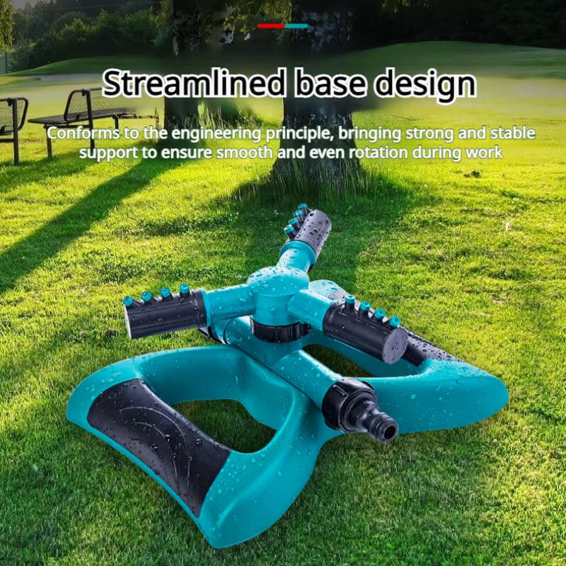 360° Rotating Automatic Sprinkler - Adjustable Nozzle.