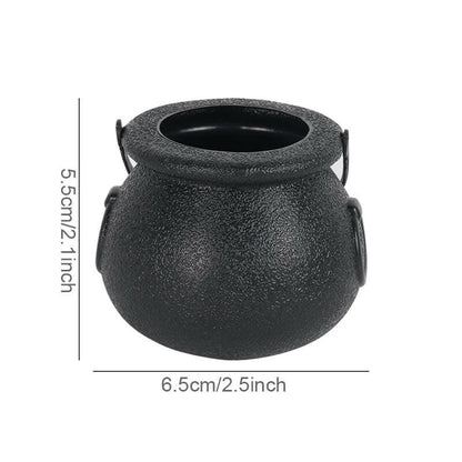 Mini Halloween Candy Buckets – 6 Cauldrons or 10 Pumpkins for Trick-or-Treat & Party Decor