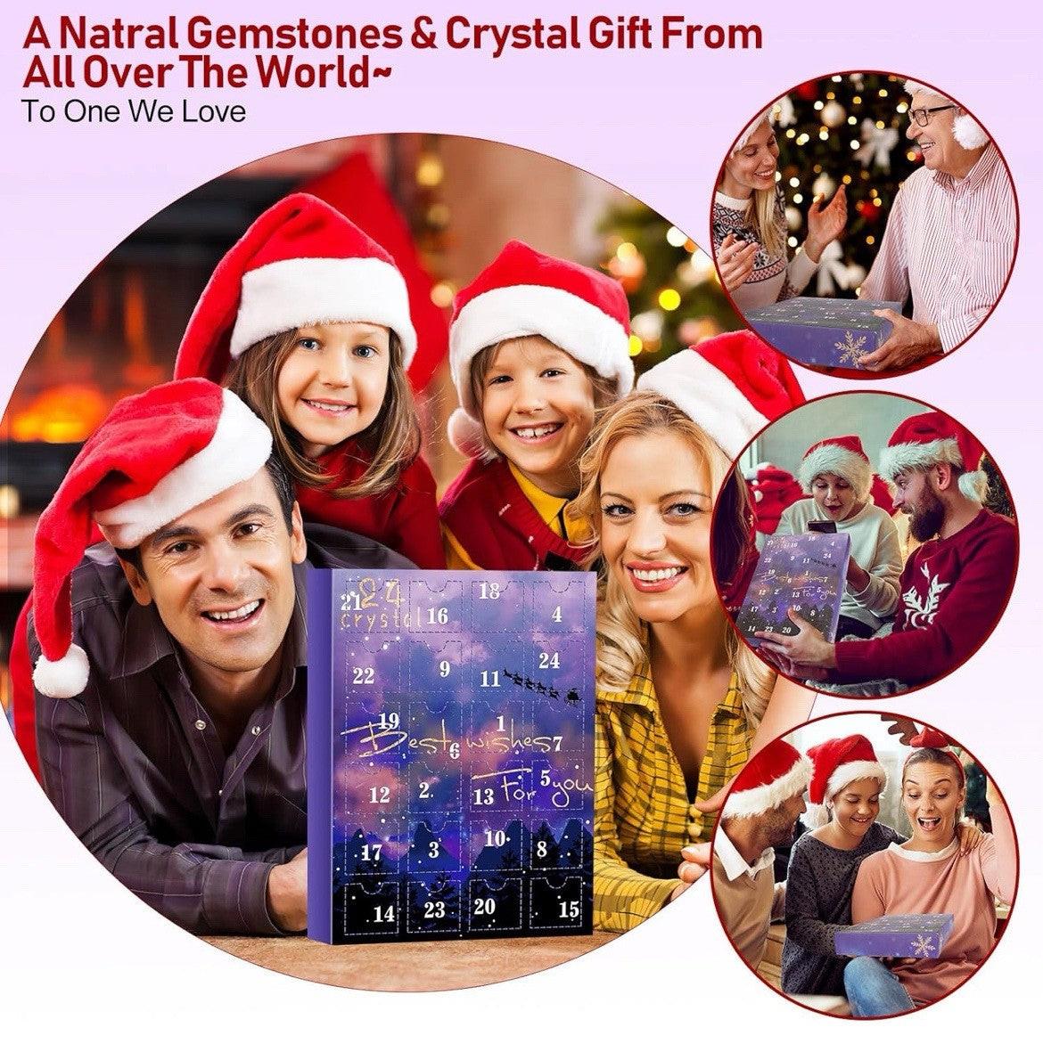 2025 Crystal Advent Calendar – 24-Day Gemstone & Fossil Countdown.