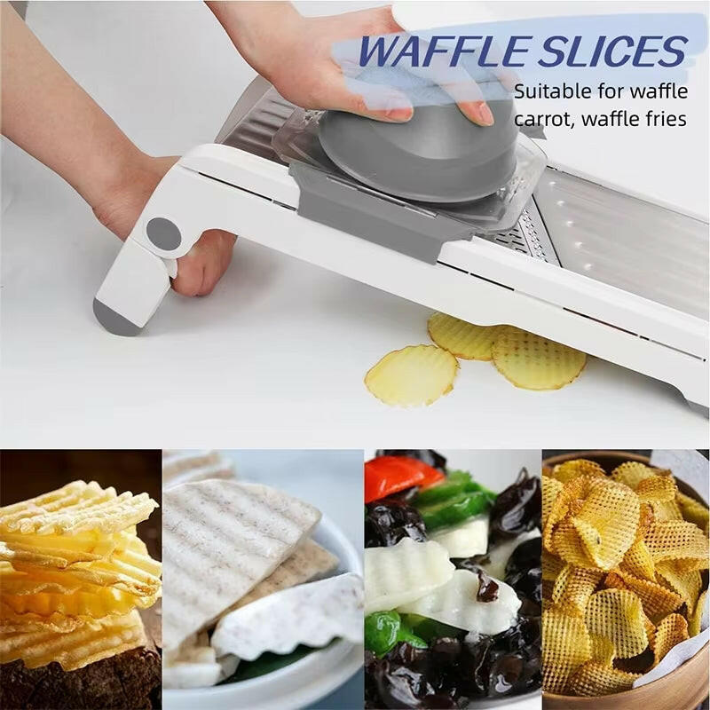 18-in-1 Adjustable Mandoline Vegetable Slicer – Precision Cutting for Every Kitchen.