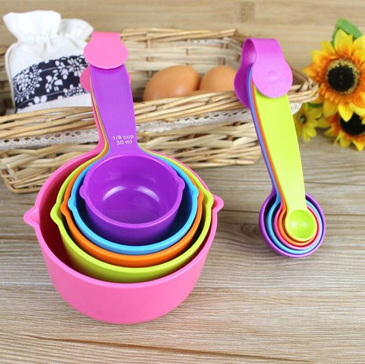 10‑Piece Measuring Cups & Spoons Set – Colorful Eco‑Friendly Kitchen Tools.