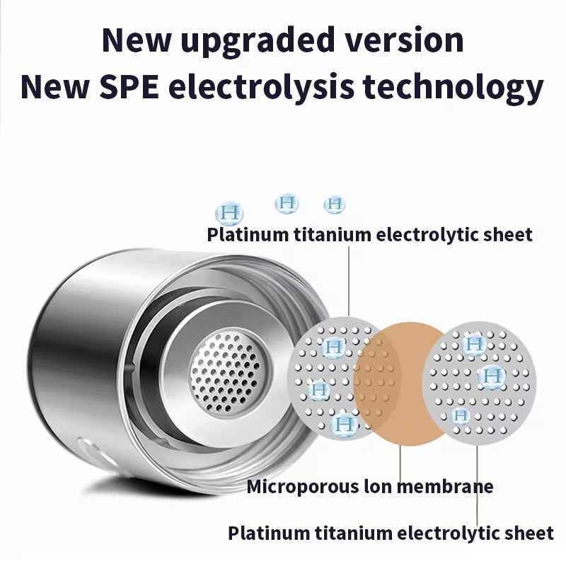 Portable Hydrogen-Rich Water Generator Bottle - Premium Titanium Filter & USB Rechargeable Health Cup