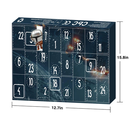 Star Wars Baby Yoda Advent Calendar – 24 Days of Grogu Mini Figure Surprises, Christmas Countdown Gift for Kids & Collectors.