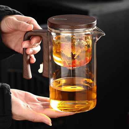 Elegant Glass Tea Pot Kettle with Infuser – Perfect for Tea Lovers (520ML/720ML).