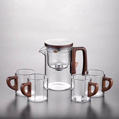 Elegant Glass Tea Pot Kettle with Infuser – Perfect for Tea Lovers (520ML/720ML).
