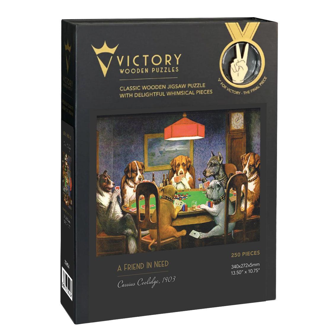 A Friend In Need – Premium Wooden Jigsaw Puzzle, 250 Pieces.