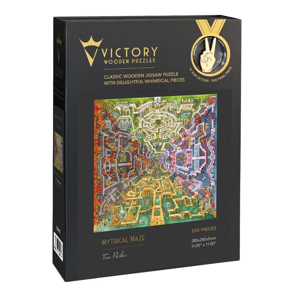Mythical Maze – Premium Wooden Jigsaw Puzzle, 250 Pieces.