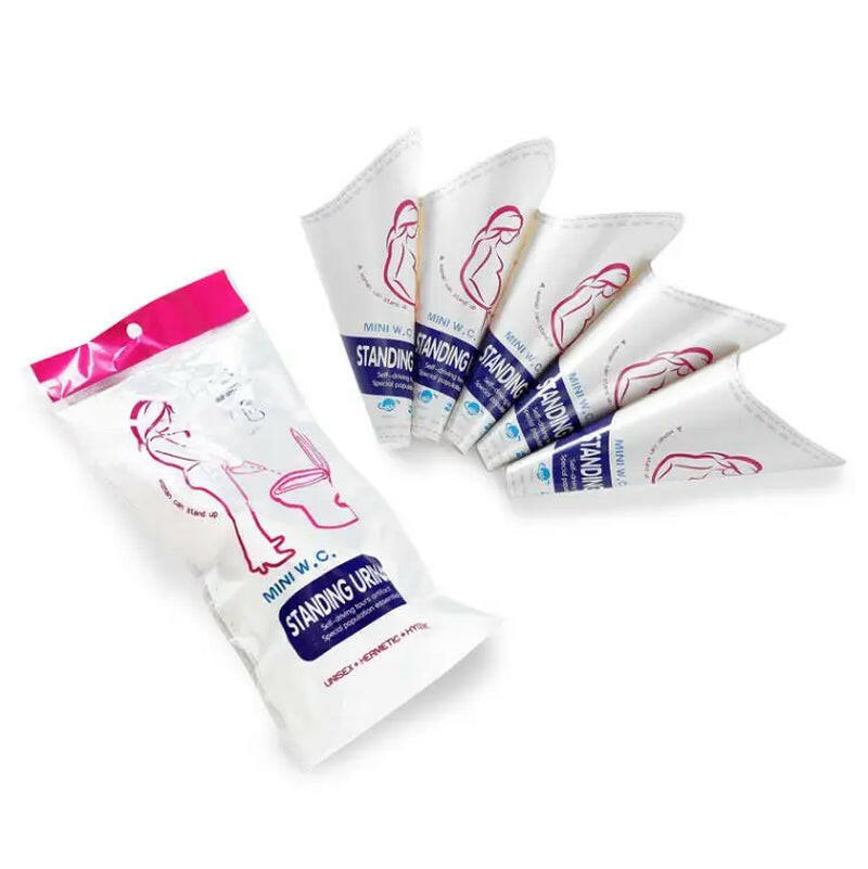 Portable Female Urinal - Soft Silicone & Disposable Paper for Outdoor Adventures, Festivals, and Emergencies!.