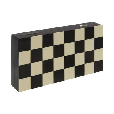 Black And White Foldable Chess Set.