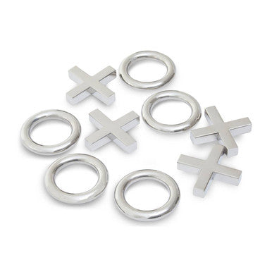Flos Black And Silver Tic Tac Toe Game